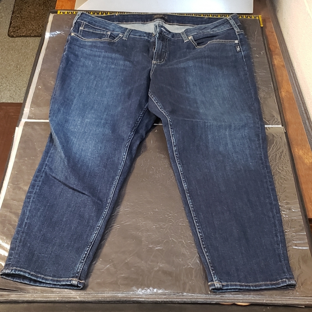 Silver suki skinny crop